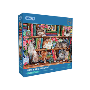 Gibson - 1000 Piece - Puss Back in Books