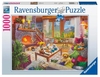 Ravensburger - 1000 Piece - Cozy Cabin-jigsaws-The Games Shop