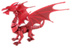 Metal Earth Iconx - Red Dragon-construction-models-craft-The Games Shop