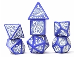 Sirius Dice - Polyhedral Set (7) - Illusory Stone Purple Agate-gaming-The Games Shop