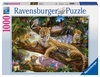 Ravensburger - 1000 piece - Leopard Family-jigsaws-The Games Shop