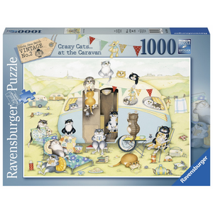 Ravensburger - 1000 piece - Crazy Cat's Caravan