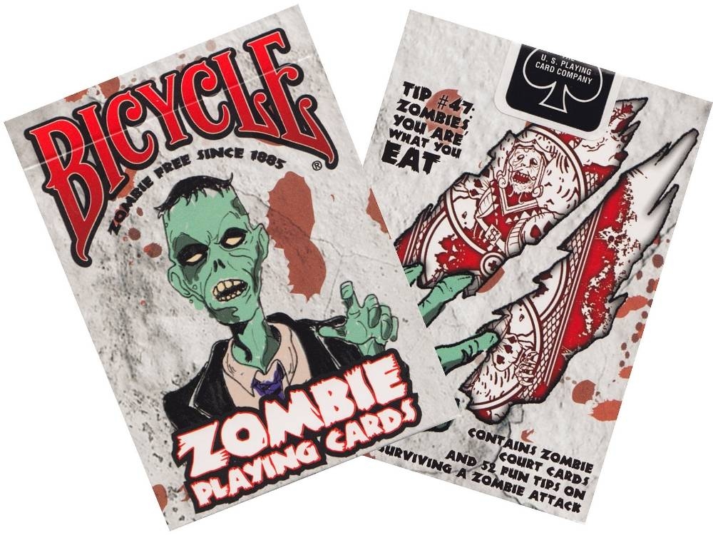 Bicycle zombified playing online cards