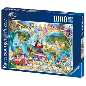 Ravensburger - 1000 piece Disney - World Map