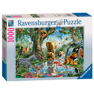 Ravensburger - 1000 piece - Adventures in the Jungle - Jigsaws-1000 ...