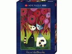 Heye - 1000 piece Wachtmeister - Poppy Canopy (with gold foil)-jigsaws-The Games Shop