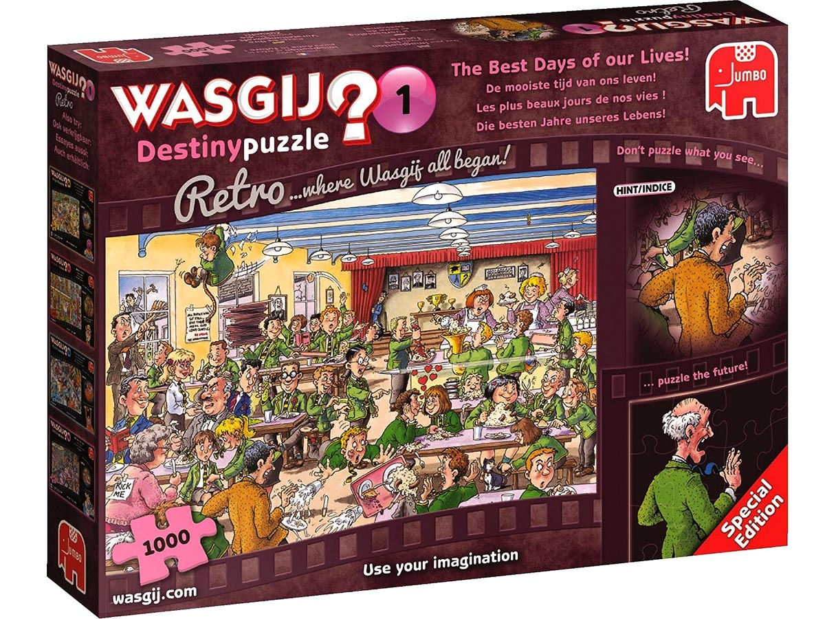 Wasgij Destiny - Retro #1 - Jigsaws-Wasgij : The Games Shop | Board ...