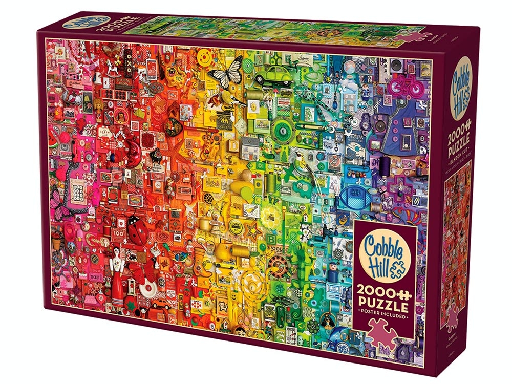 Cobble Hill - 2000 Piece - Rainbow - Jigsaws-2000+ : The Games Shop ...