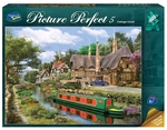 Holdson - 1000 Piece Picture Perfect 5 - Cottage Canal-jigsaws-The Games Shop