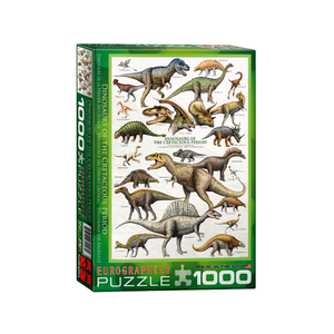 Eurographics - 1000 Piece - Dinosaurs Cretaceous Period