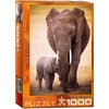 Eurographics - 1000 Piece - Elephant & Baby-jigsaws-The Games Shop