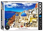 Eurographics - 1000 Piece - OIA Santorini Greece-jigsaws-The Games Shop