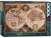 Eurographics - 1000 Piece - Antique World Map #1-jigsaws-The Games Shop