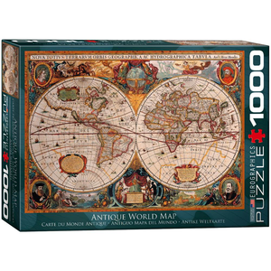 Eurographics - 1000 Piece - Antique World Map #1