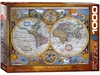 Eurographics - 1000 Piece - Antique World Map #2-jigsaws-The Games Shop