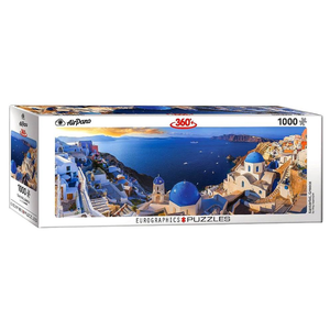 Eurographics - 1000 Piece - Santorini Greece 360 Airpano