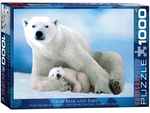 Eurographics - 1000 Piece - Polar Bear & Baby-jigsaws-The Games Shop