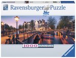 Ravensburger - 1000 piece - Evening in Amsterdam Panorama-jigsaws-The Games Shop