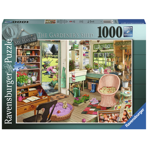 Ravensburger - 1000 Piece My Haven - #8 Gardeners Shed