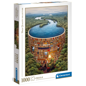 Clementoni - 1000 Piece - Bibliodame