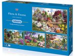 Gibson - 4 x 500 piece - Flora & Fauna-jigsaws-The Games Shop