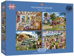 Gibson - 4 x 500 piece - Farmer's Round-jigsaws-The Games Shop