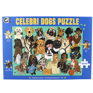 1000 Piece Jigsaw - Celebri Dogs