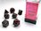 CHESSEX DICE - POLYHEDRAL SET (7) - OPAQUE BLACK/RED