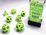 Chessex Dice - Polyhedral Set (7) - Vortex Bright Green/Black