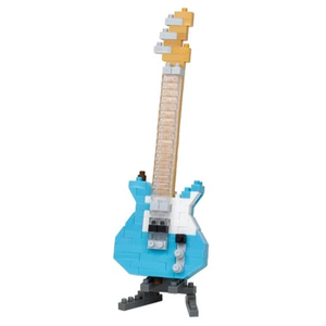 Nanoblock Small - Electric Guitar Pastel Blue